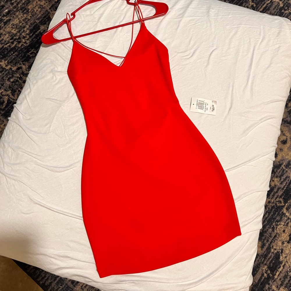 B Darling Red Cocktail Dress